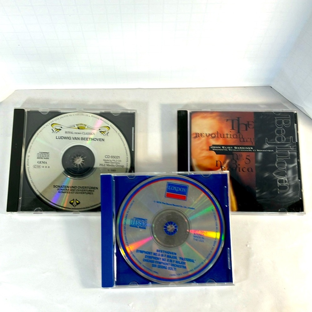 Beethoven Symphonies Overtures and Sonatas 3 CDs